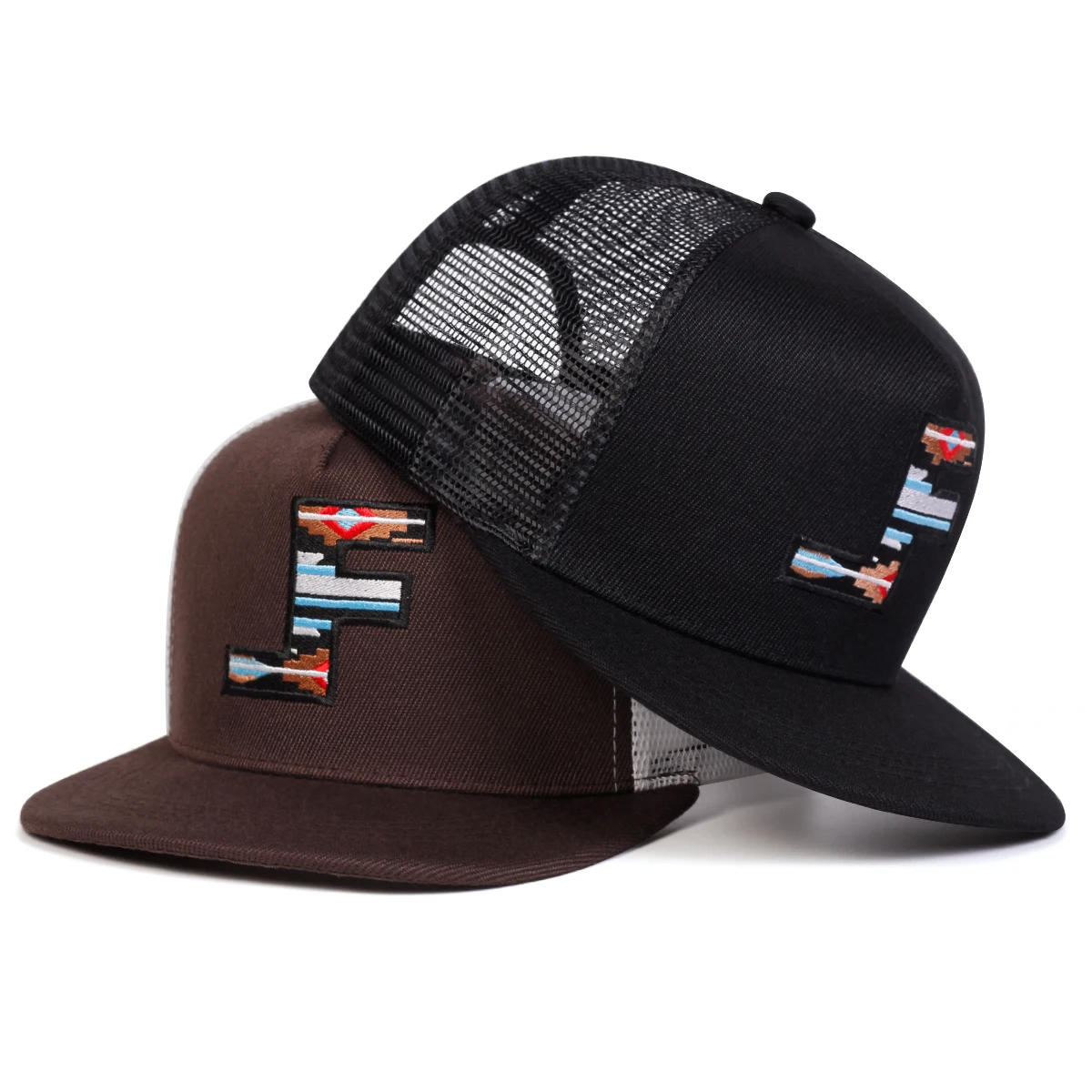 Outdoor Sports Net - Unisex F Letter Embroidery Hip-hop Net