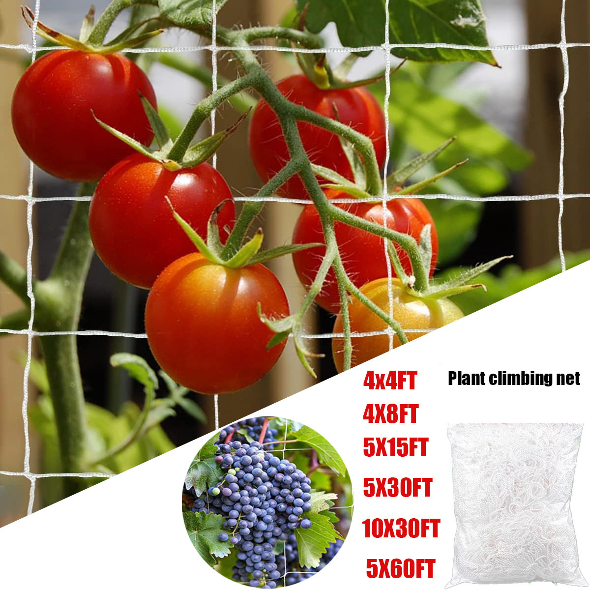 Garden Trellis Netting White A - Outdoor Sports Net 评论和价格