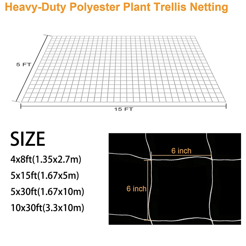 Garden Trellis Netting White A - Outdoor Sports Net 评论和价格