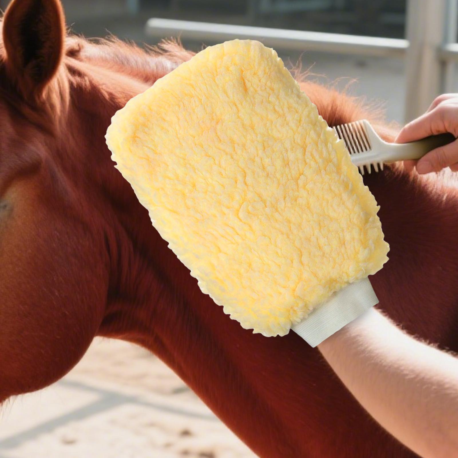 Tick Mitt Applicator Glove for - Grooming Kit Horse 评论和价格