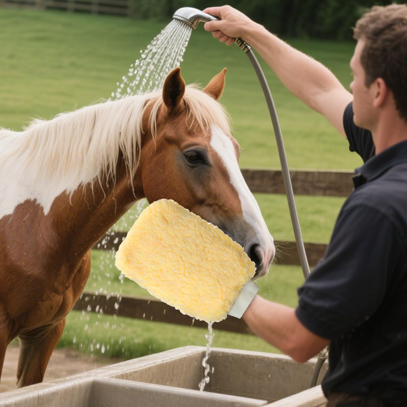 Tick Mitt Applicator Glove for - Grooming Kit Horse 评论和价格