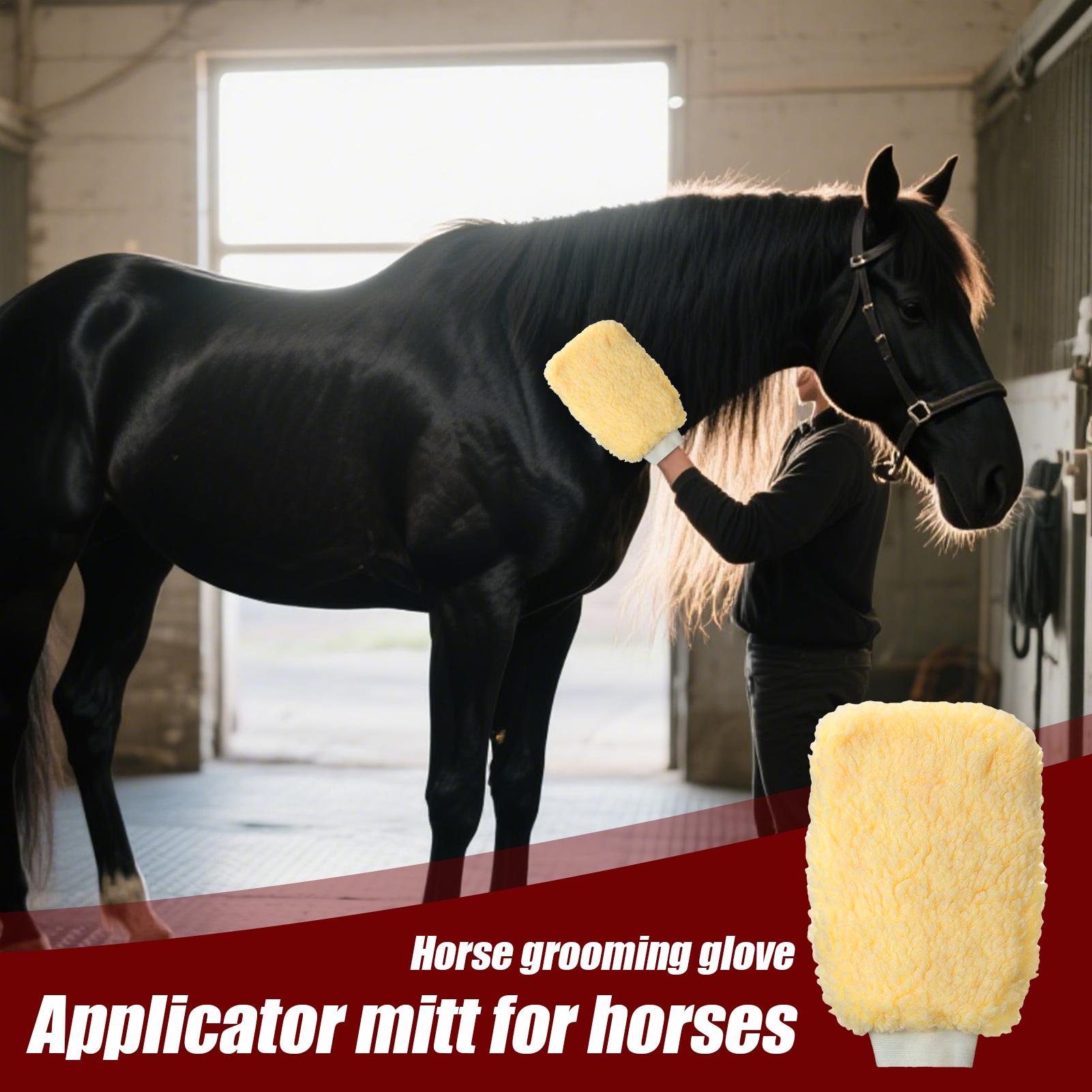 Tick Mitt Applicator Glove for - Grooming Kit Horse 评论和价格