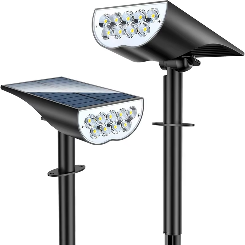 9 LED Solar Garden Spotlights  - Outdoor Spotlight 评论和价格