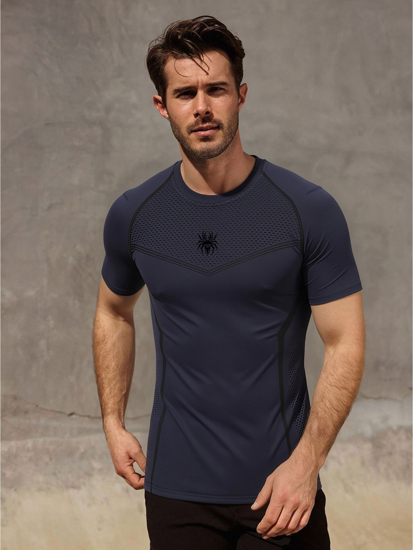 Gym Hub Printed Men's Compress - Outdoor Sport.Hub 评论和价格