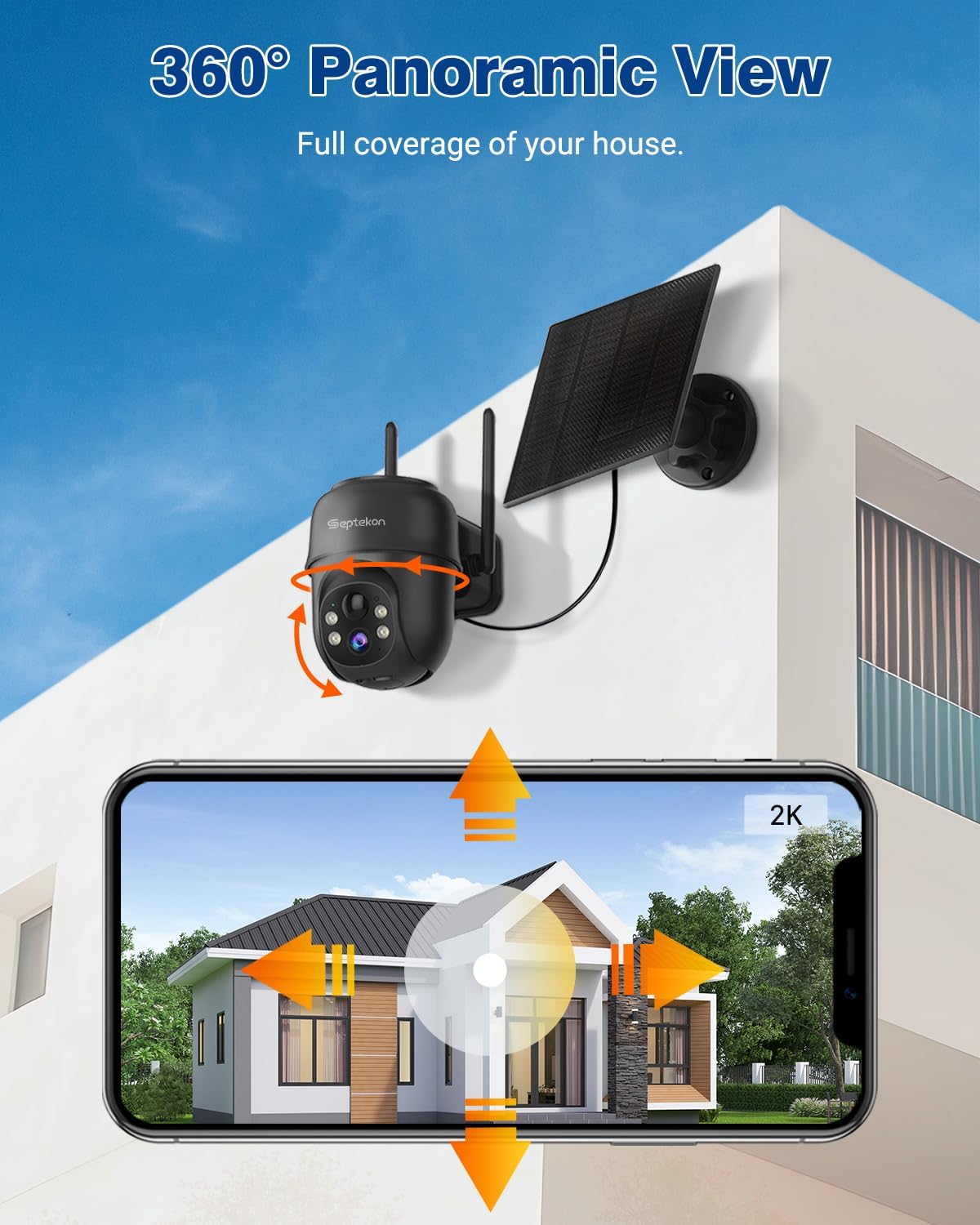 2K Solar Wireless Outdoor Secu - Outdoor Spotlight 评论和价格