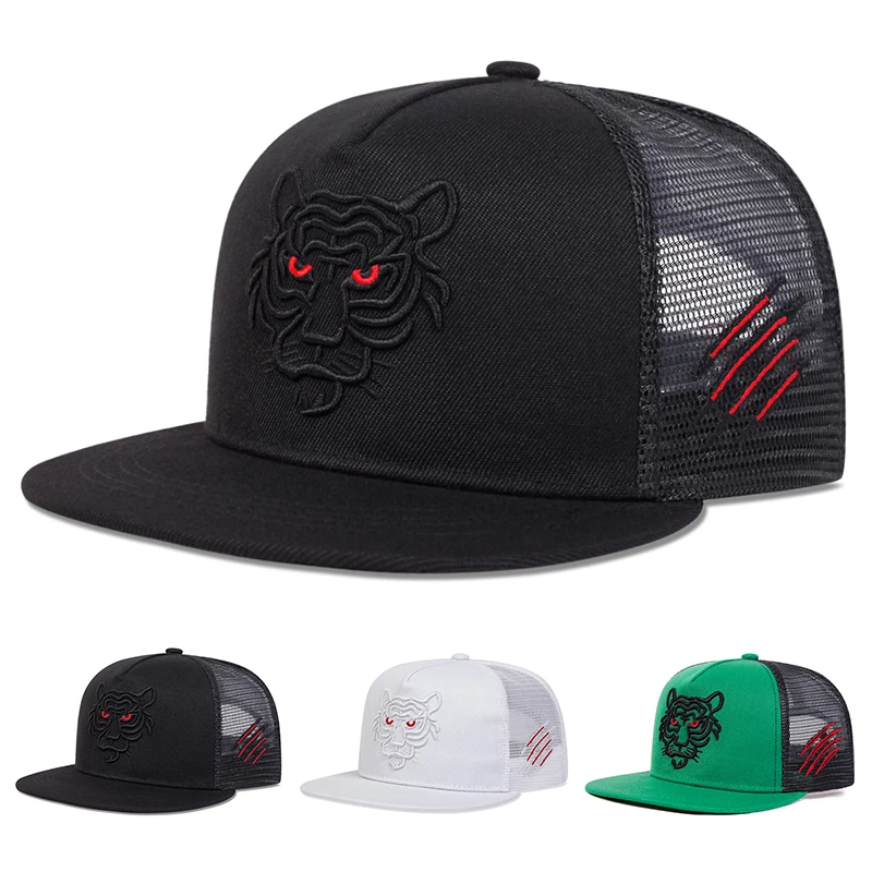 Unisex Tiger Embroidery Hip-ho - Outdoor Sports Net 评论和价格