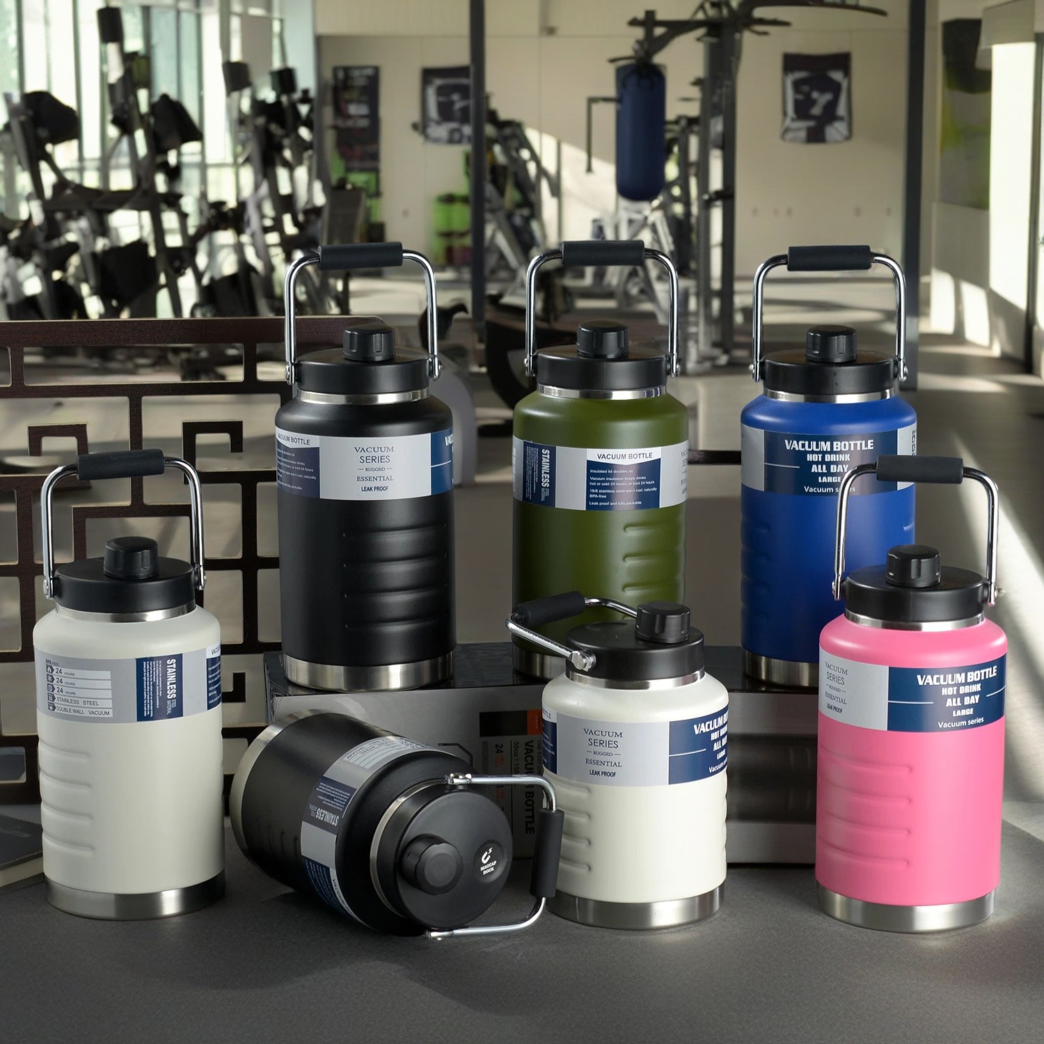 1 Large 2000ml Sports Water Bo - Outdoor Sports Store 评论和价格