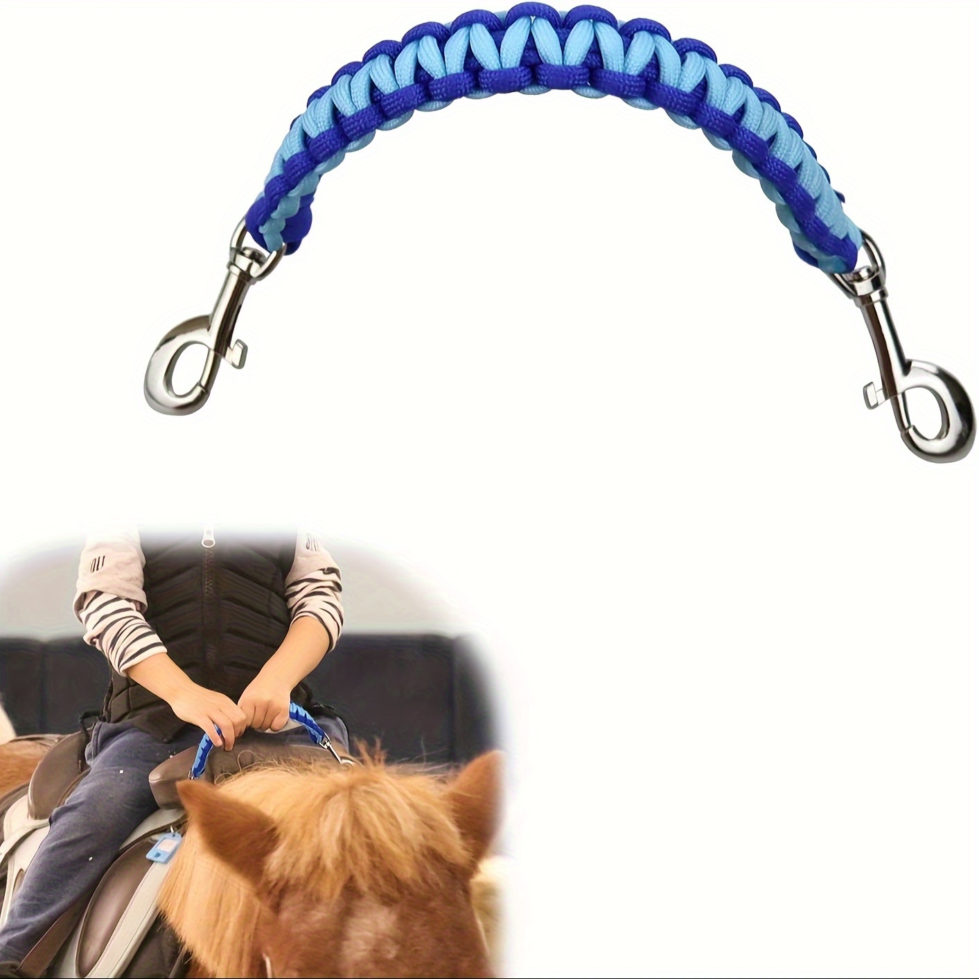 1-Pack Blue Nylon Saddle Balan - Grooming Kit Horse 评论和价格